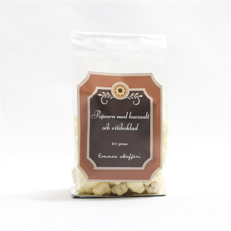 Popcorn Havssalt & vitchoklad 100g